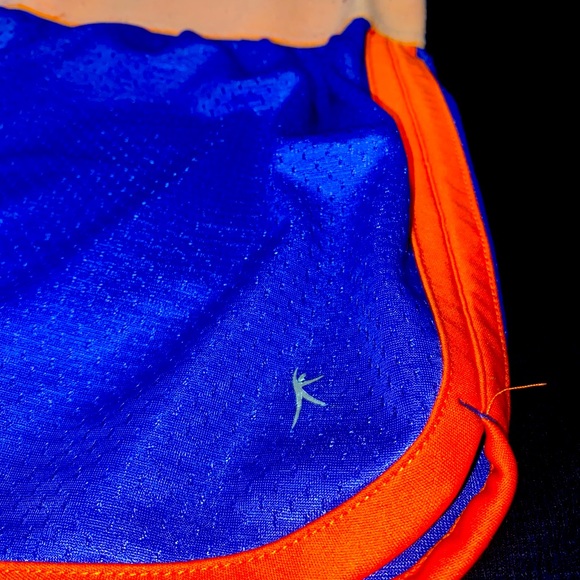 Womens (Purple/Orange) Athletic Shorts - Picture 2 of 3